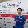 Indonesia Open 2022, Yuta Watanabe Terkesima Fans di Istora Rayakan Ulang Tahunnya