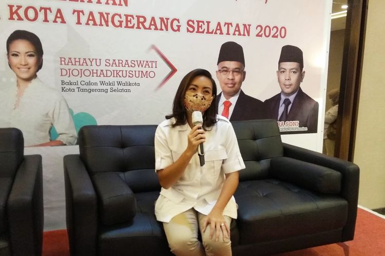 Bakal calon Wakil Wali kota Tangsel Rahayu Saraswati Djojohadikusumo 