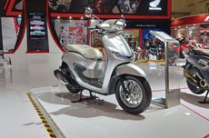 Honda Stylo 160 Tampil Elegan Dicat Silver dan Pakai Ornamen Krom