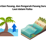Pengertian Pasang, dan Pengaruh Pasang Surut Air Laut dalam Fisika