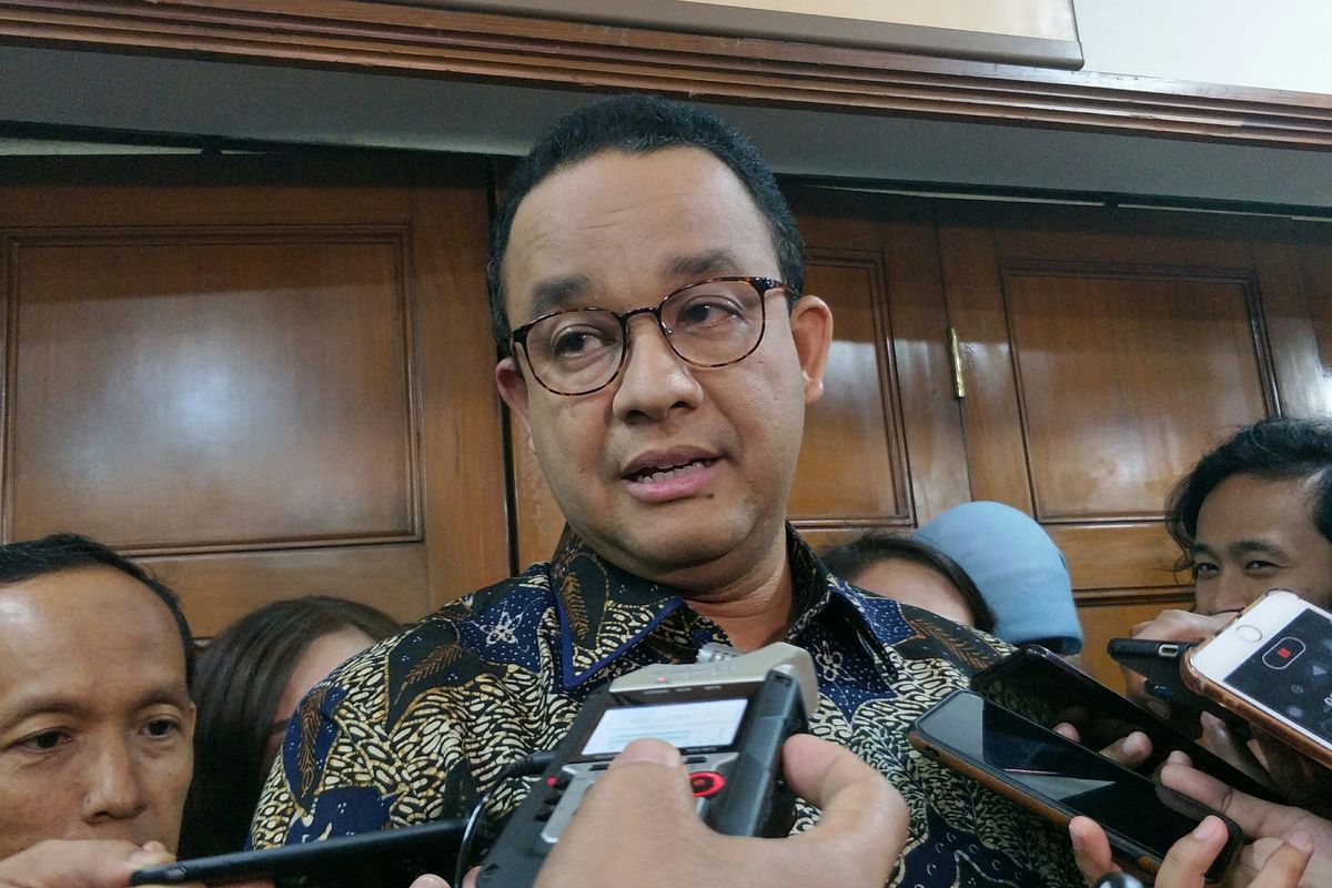 Gubernur DKI Jakarta Anies Baswedan di Balai Kota DKI Jakarta, Kamis (6/2/2020).