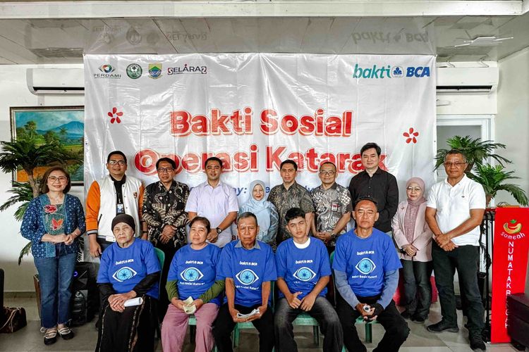 BCA Gelar Operasi Katarak Gratis Bagi 216 Pasien di Cianjur