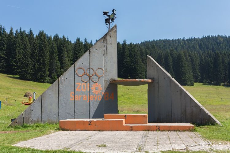 stadion kosovo di sarajevo dok. shutterstock