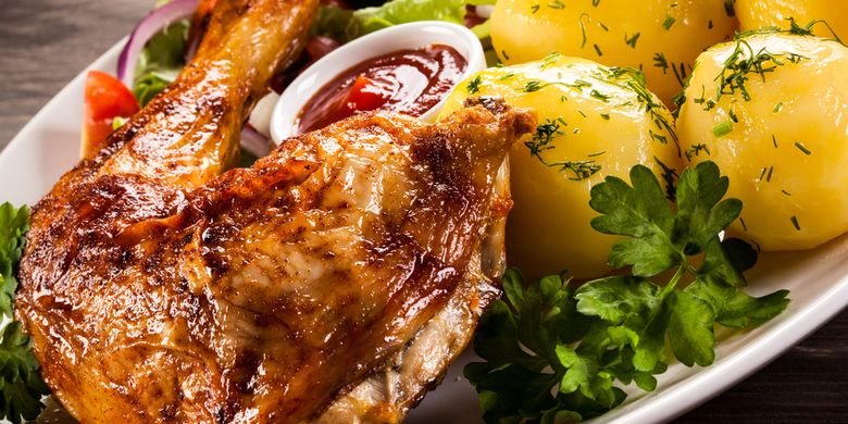 Resep Ayam Panggang Bumbu Bawang Putih Cocok Untuk Tingkatkan Imun Tubuh Halaman All Kompas Com
