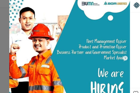 BUMN BGR Logistics Buka Lowongan Kerja, Terbuka untuk Fresh Graduate