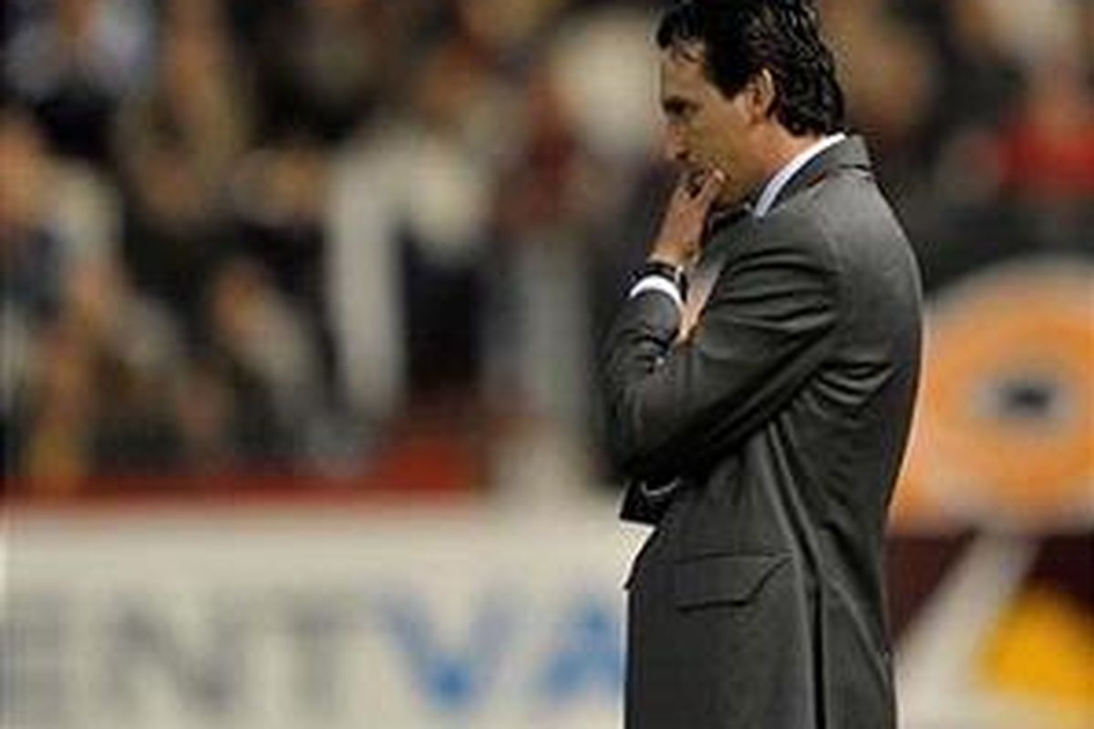 Pelatih Valencia, Unai Emery.