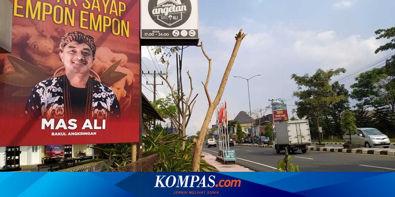 3 Warung Ini Pasang Spanduk Unik, Salah Satunya "Kepak Sayap Empon-empon" - Vimarsana News