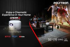 Solusi Kencan Hemat dan Seru, Nobar di Rumah Pakai Polytron Cinemax Projector