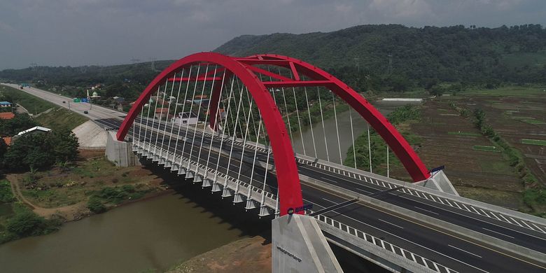 Jembatan Kali Kuto, Batang, Jawa Tengah, Kamis (23/5/2019).