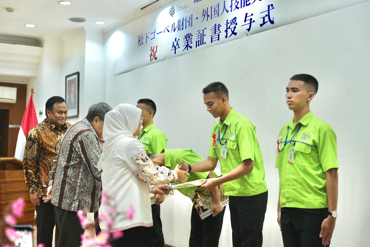 Yayasan Matsushita Gobel (YMG) yang merupakan bagian dari Gobel Group melaksanakan seremoni Technical Intern Training Program (TITP) Batch XII yaitu pelepasan 84 peserta magang ke Jepang.