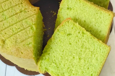 Cara Mudah Bikin Kue Bolu Pandan Jadul, Bisa Ditiru...