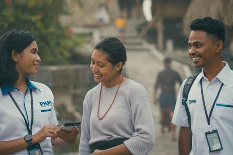 Sinergi BRI bersama PT Pegadaian dan PT Permodalan Nasional Madani (PNM).