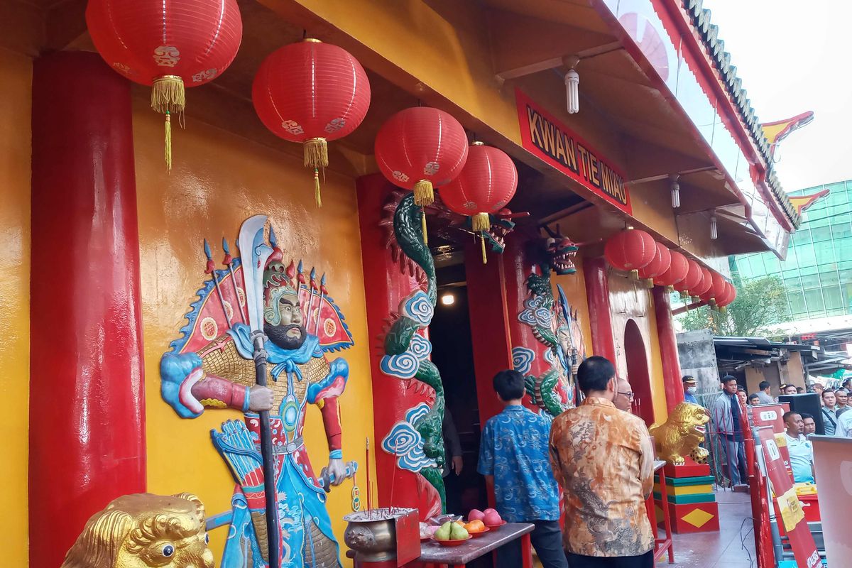 Kelenteng Kwan Tie Miau di Pangkalpinang, Bangka Belitung, Jumat (30/6/2023).