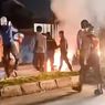 Bentrok Antar Pemuda di Medan, Sepeda Motor Dibakar di Tengah Jalan