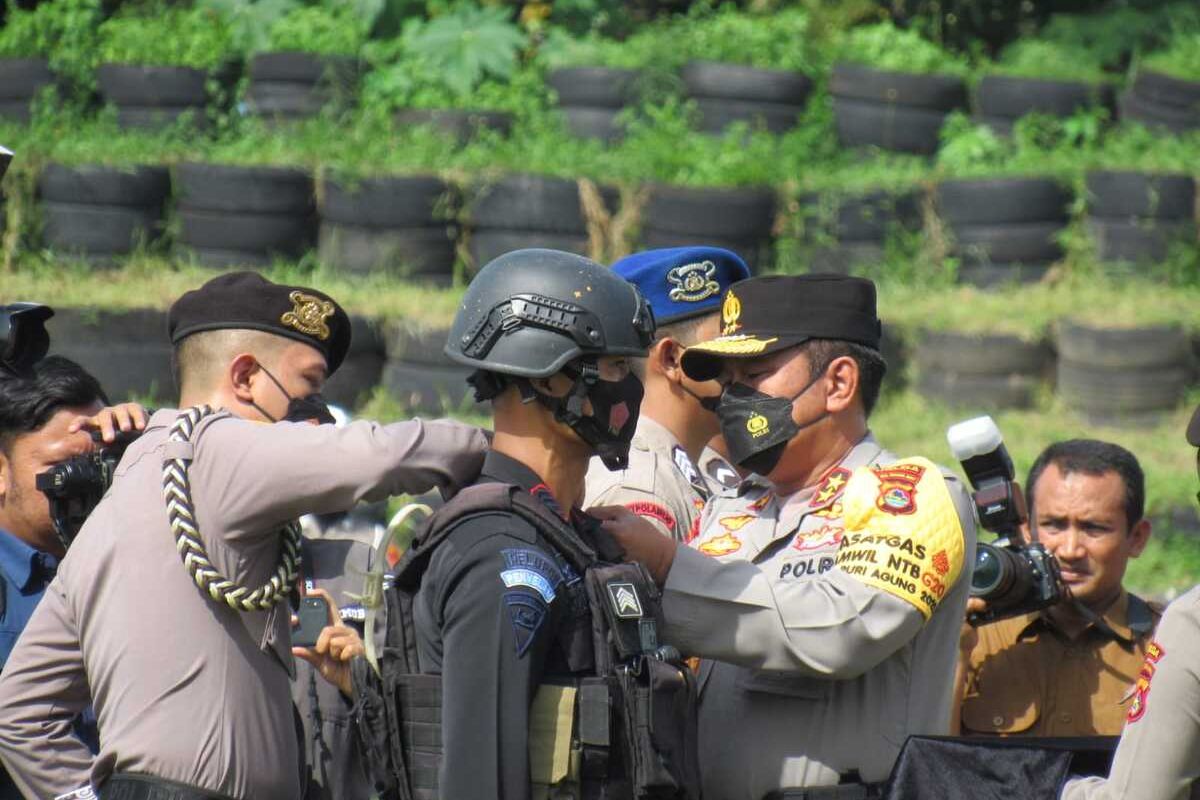 acara gelar pasukan pengamanan WSBK 2022