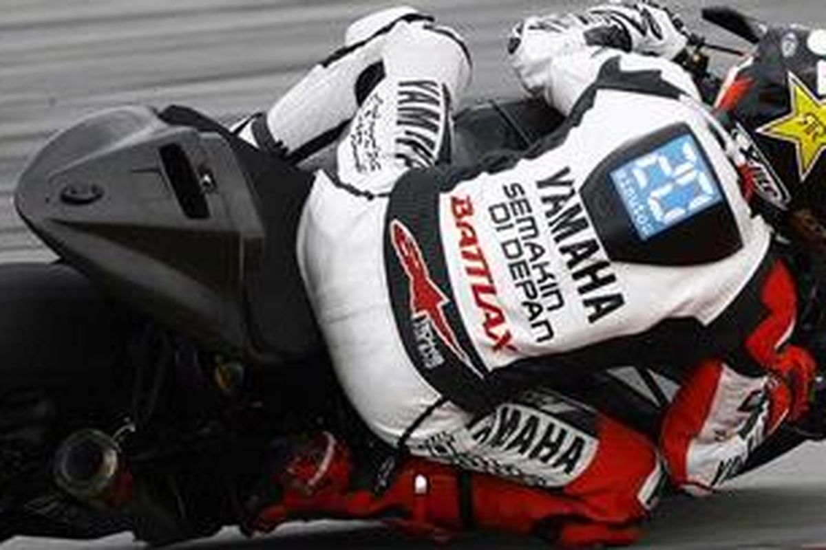 Pebalap Yamaha, Jorge Lorenzo.
