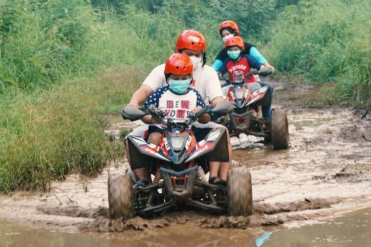 ATV offroad di ATV Adventure Indonesia, Cipayung, Jakarta Timur (Dok. Instagram atvadventureindonesia)