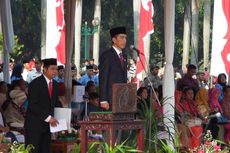 Jokowi Pimpin Upacara HUT RI di Monas