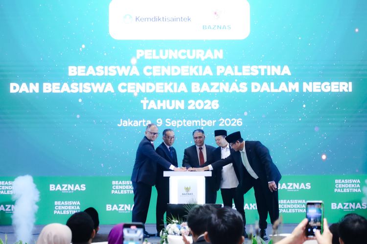 Baznas RI dan Kemdiktisaintek Buka Beasiswa bagi 200 Mahasiswa Asal Palestina