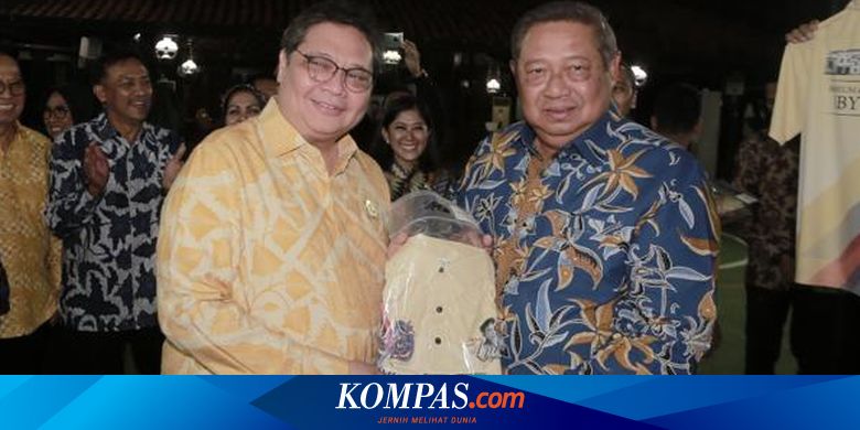 Sabtu Malam, Airlangga-SBY Adakan Pertemuan Tertutup di Cikeas