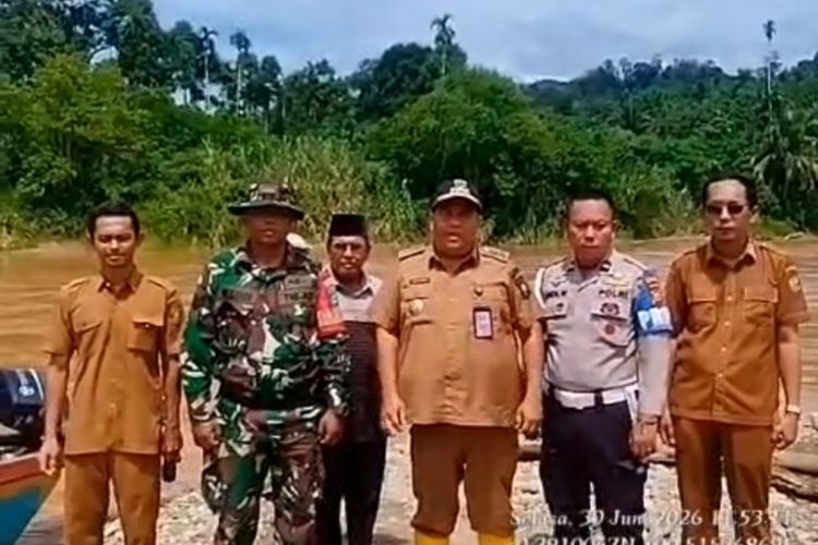Air Sungai Kampar Riau Keruh, Diduga Akibat Tambang Emas Ilegal di Sumbar, Camat: Warga Mengeluh
