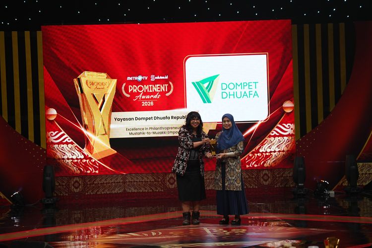 Konsisten Berdayakan Masyarakat, Dompet Dhuafa Raih Prominent Awards 2026