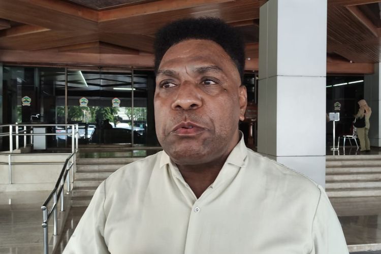 Salah satu warga Merauke, Papua yang sudah puluhan tahun hidup di Jawa Tengah, Gabriel Ndawi 