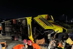 Update: 16 Orang Tewas dalam Kecelakaan Bus PO Cahaya Trans di Exit Tol Krapyak Semarang