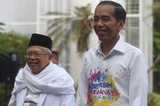 Sukarelawan Jokowi-Ma'ruf Berkumpul di Tugu Proklamasi