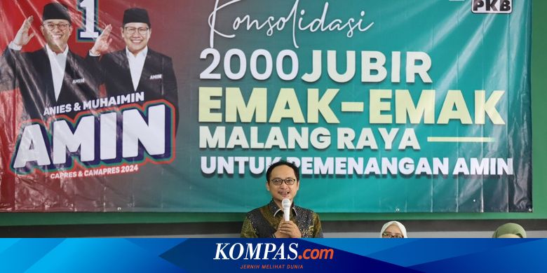 PKB Lantik Jubir Anies-Muhaimin di Malang Raya, Terdiri dari 2.000 Ibu Rumah Tangga
