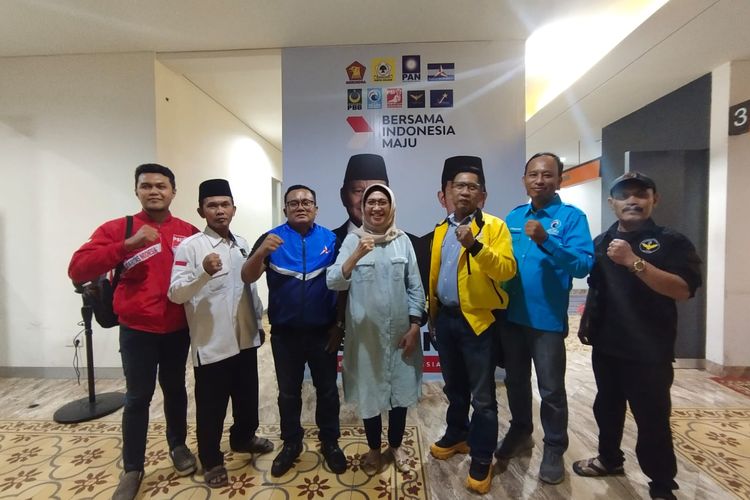 Koalisi Indonesia Maju di Posko Pemenangan Prabowo - Gibran, Selasa (7/11/2023)