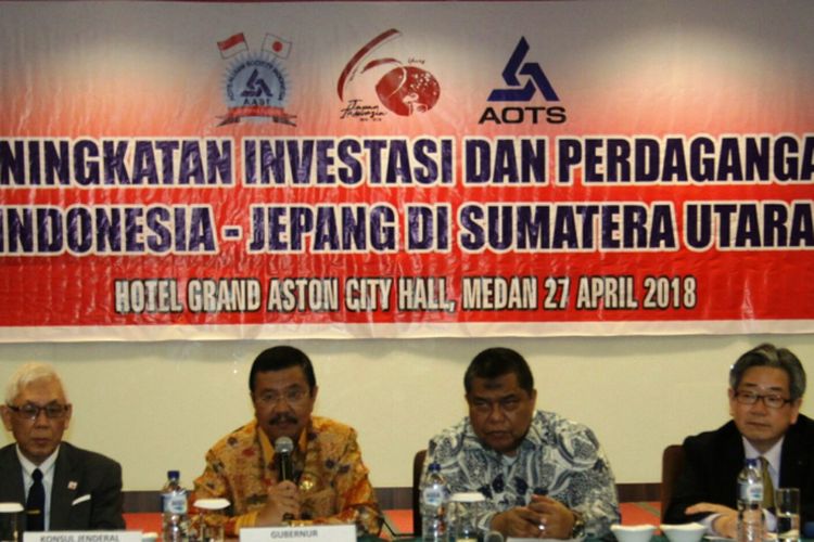 Jepang jadi mitra dagang strategis dan investor terbesar ketiga di Sumatera.