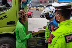 Puluhan Kendaraan Masih Langgar Aturan PSBB di Kabupaten Bogor, Polisi Hanya Beri Surat Teguran