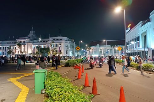 Kawasan Kota Tua Bersih dari PKL, Satpol PP Ancam Sita Permanen Lapak Pedagang yang 