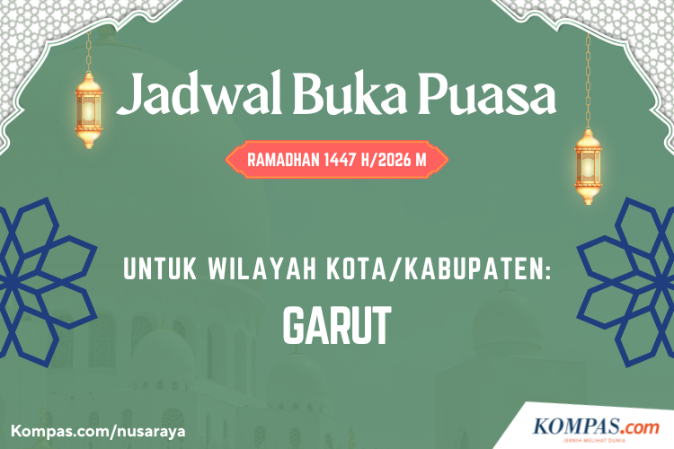 Jadwal Buka Puasa Kabupaten Garut Hari Ini, Senin 23 Februari 2026