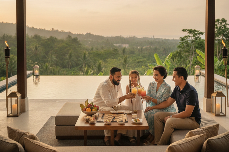 Ilustrasi orang kaya.