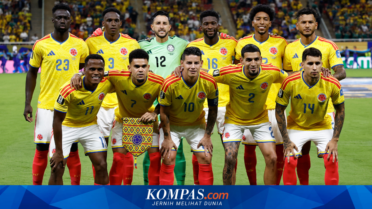 Perjalanan 7.300 KM Kolombia di Piala Dunia 2026, Lebih dari Sabang ke Merauke