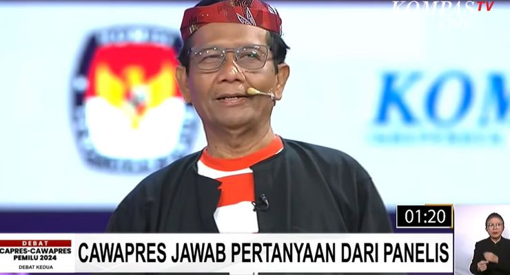 Respons Taktik Gibran Pakai Istilah Asing saat Debat, Mahfud: Saya Bisa Cari 1000 Istilah Sulit