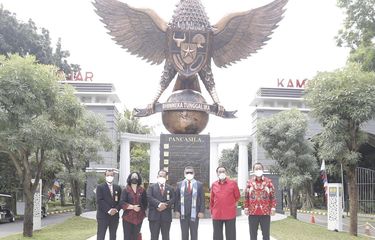 Kunjungi Monumen Konservasi Pancasila di Unnes, Sekjen PDIP ...