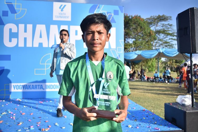Farrel Luckyta Widodo, MVP LALIGA Youth Tournament Indonesia 2024 dari PSS Sleman U-16.