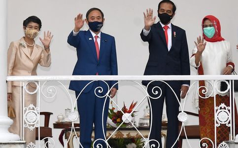President Joko Widodo Welcomes Japanese PM Suga to Indonesia