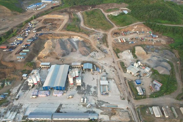 Lokasi pembangunan Smelter Amman Mineral di Kabupaten Sumbawa Barat Propinsi Nusa Tenggara Barat (NTB).