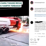Kasus Api Menyambar Kolong Truk BBM, Ini Kemungkinan Penyebabnya