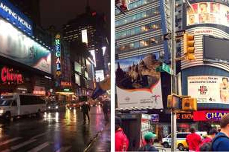 Branding Wonderful Indonesia berbentuk billboard dengan gambar surfing di G-Land Banyuwangi dan Candi Borobudur di Magelang, terpampang untuk kali pertamanya di pusat keramaian Time Square, Manhattan, New York, Amerika Serikat. Lima ikon wisata Indonesia ditampilkan sebagai promosi pariwisata Indonesia.