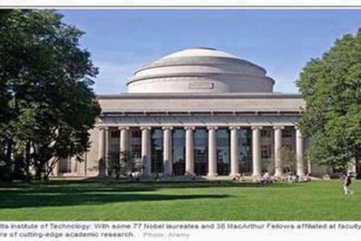 Massachusetts Institute of Technology (MIT) seperti ditayangkan Telegraph.co.uk.