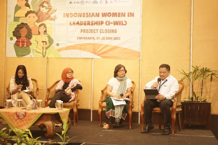 Acara Penutupan Program Indonesian Women in Leadership (I-WIL) di Yogyakarta, Rabu (14/6/2023).
