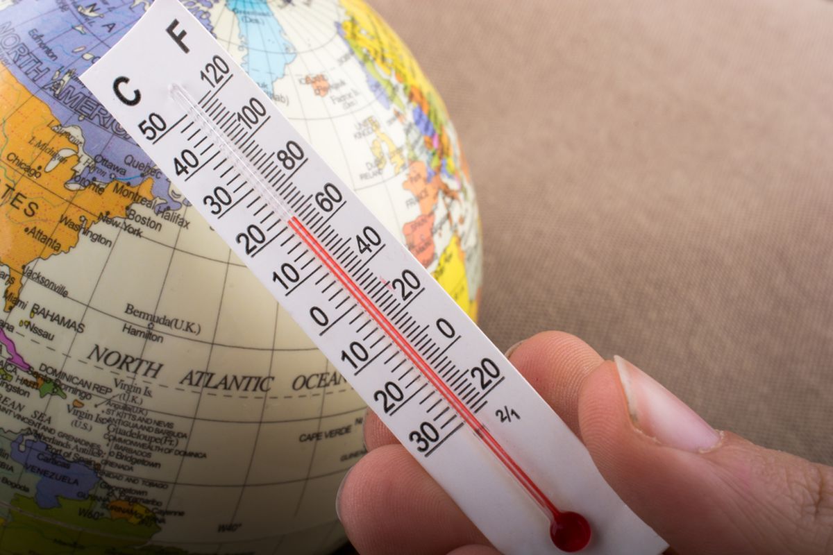 Ilustrasi rekor suhu terpanas Bumi menurut catatan iklim NASA. Tahun 2020 lebih panas dibandingkan tahun 2016.