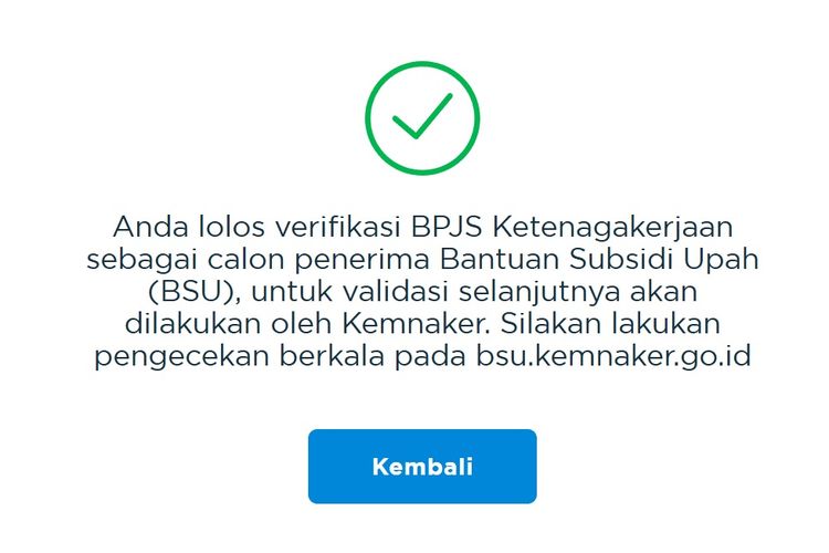 Lolos Verifikasi Penerima BSU tapi Belum Cair? Ini Penyebabnya