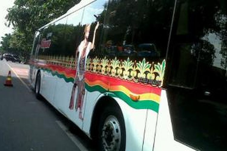 Bus Begawan Abiyoso di Solo, Selasa (3/12/2013).