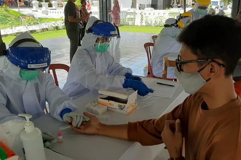 Libur Panjang, Wisatawan Candi Borobudur Jalani Rapid Test Acak